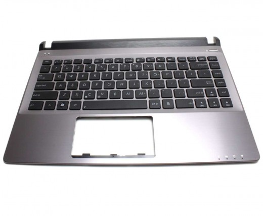 Tastatura Asus U32VM neagra cu Palmrest gri. Keyboard Asus U32VM neagra cu Palmrest gri. Tastaturi laptop Asus U32VM neagra cu Palmrest gri. Tastatura notebook Asus U32VM neagra cu Palmrest gri