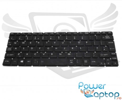 Tastatura Toshiba  NSK-TW7LU iluminata. Keyboard Toshiba  NSK-TW7LU. Tastaturi laptop Toshiba  NSK-TW7LU. Tastatura notebook Toshiba  NSK-TW7LU