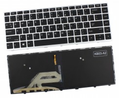 Tastatura HP ProBook 440 G5 Neagra cu Rama Argintie iluminata backlit. Keyboard HP ProBook 440 G5 Neagra cu Rama Argintie. Tastaturi laptop HP ProBook 440 G5 Neagra cu Rama Argintie. Tastatura notebook HP ProBook 440 G5 Neagra cu Rama Argintie