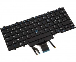 Tastatura Dell Latitude 7490 iluminata. Keyboard Dell Latitude 7490. Tastaturi laptop Dell Latitude 7490. Tastatura notebook Dell Latitude 7490