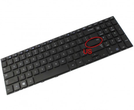 Tastatura Samsung  NP510R5E neagra. Keyboard Samsung  NP510R5E. Tastaturi laptop Samsung  NP510R5E. Tastatura notebook Samsung  NP510R5E