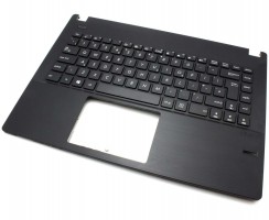 Tastatura Asus 90NX0031-R30290 neagra cu Palmrest negru. Keyboard Asus 90NX0031-R30290 neagra cu Palmrest negru. Tastaturi laptop Asus 90NX0031-R30290 neagra cu Palmrest negru. Tastatura notebook Asus 90NX0031-R30290 neagra cu Palmrest negru