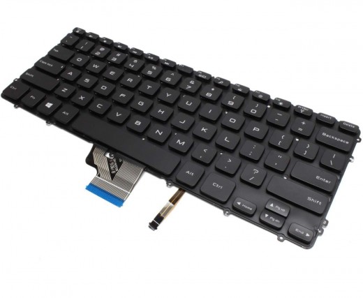 Tastatura Dell HYYWM iluminata. Keyboard Dell HYYWM. Tastaturi laptop Dell HYYWM. Tastatura notebook Dell HYYWM