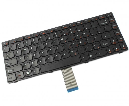 Tastatura Lenovo IdeaPad Y400 Win 8 Rama neagra. Keyboard Lenovo IdeaPad Y400 Win 8 Rama neagra. Tastaturi laptop Lenovo IdeaPad Y400 Win 8 Rama neagra. Tastatura notebook Lenovo IdeaPad Y400 Win 8 Rama neagra