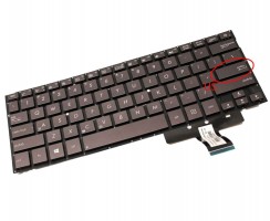 Tastatura Asus  0K200 00030300 maro iluminata. Keyboard Asus  0K200 00030300. Tastaturi laptop Asus  0K200 00030300. Tastatura notebook Asus  0K200 00030300