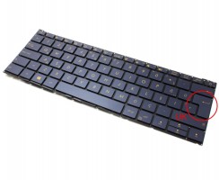 Tastatura Asus ASM16B96TQJ528 Dark Blue iluminata. Keyboard Asus ASM16B96TQJ528. Tastaturi laptop Asus ASM16B96TQJ528. Tastatura notebook Asus ASM16B96TQJ528