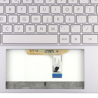 Tastatura Asus 90NB0QY2-R30UK0 Argintie cu Palmrest Argintiu fara TouchPad iluminata backlit