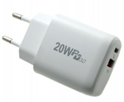 Incarcator retea Tip C PD + USB 20W Fast Charge