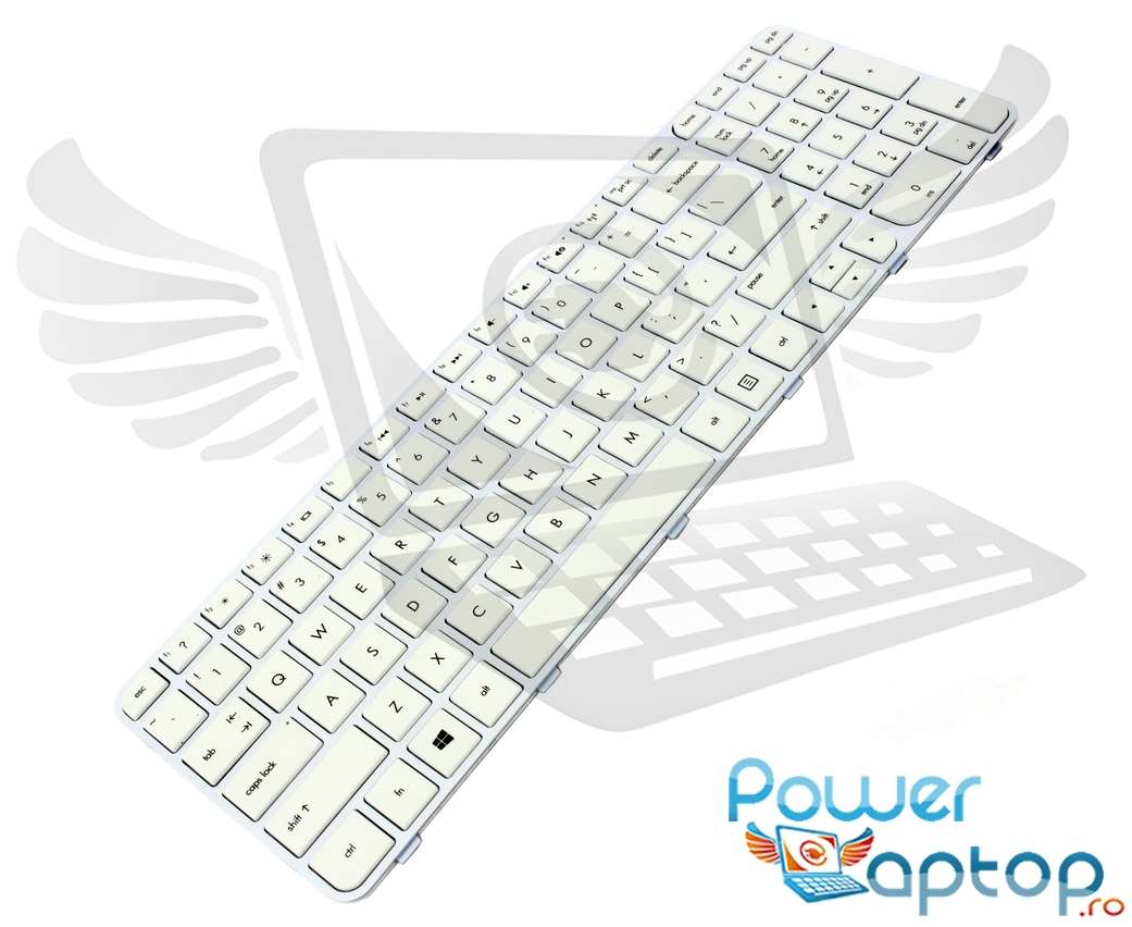 Tastatura HP 699497 BG1 alba imagine powerlaptop.ro 2021