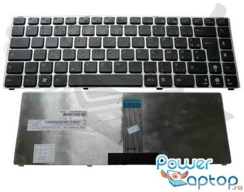 Tastatura Asus Eee PC 1201PN  rama gri. Keyboard Asus Eee PC 1201PN  rama gri. Tastaturi laptop Asus Eee PC 1201PN  rama gri. Tastatura notebook Asus Eee PC 1201PN  rama gri