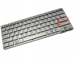 Tastatura Sony Vaio VPCCA3s1e w argintie. Keyboard Sony Vaio VPCCA3s1e w. Tastaturi laptop Sony Vaio VPCCA3s1e w. Tastatura notebook Sony Vaio VPCCA3s1e w