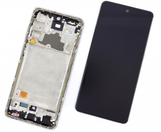 Ansamblu Display LCD + Touchscreen Samsung Galaxy A72 OLED  Display Original Black Negru . Ecran + Digitizer Samsung Galaxy A72 OLED  Display Original Black Negru