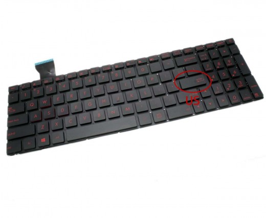 Tastatura Asus  GL552VW. Keyboard Asus  GL552VW. Tastaturi laptop Asus  GL552VW. Tastatura notebook Asus  GL552VW