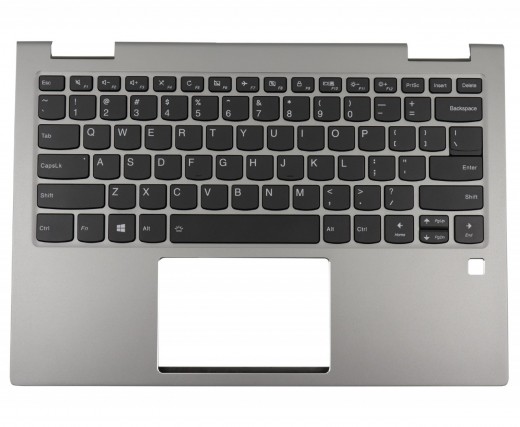 Tastatura Lenovo SN20R55314 Gri cu Palmrest Gri iluminata backlit. Keyboard Lenovo SN20R55314 Gri cu Palmrest Gri. Tastaturi laptop Lenovo SN20R55314 Gri cu Palmrest Gri. Tastatura notebook Lenovo SN20R55314 Gri cu Palmrest Gri