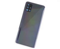 Capac Baterie Samsung Galaxy A51 A515F Prism Crush Black. Capac Spate Samsung Galaxy A51 A515F Prism Crush Black