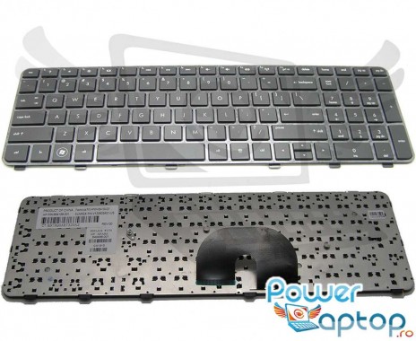 Tastatura HP Pavilion dv6 6b40 Neagra. Keyboard HP Pavilion dv6 6b40 Neagra. Tastaturi laptop HP Pavilion dv6 6b40 Neagra. Tastatura notebook HP Pavilion dv6 6b40 Neagra