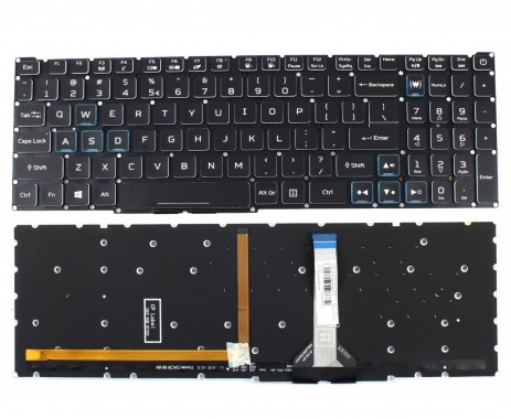 Tastatura Acer Nitro 5 AN515-57 iluminata backlit. Keyboard Acer Nitro 5 AN515-57 iluminata backlit. Tastaturi laptop Acer Nitro 5 AN515-57 iluminata backlit. Tastatura notebook Acer Nitro 5 AN515-57 iluminata backlit