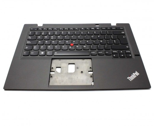 Tastatura Lenovo SN20G18615 Neagra cu Palmrest Gri Spanish Layout. Keyboard Lenovo SN20G18615 Neagra cu Palmrest Gri Spanish Layout. Tastaturi laptop Lenovo SN20G18615 Neagra cu Palmrest Gri Spanish Layout. Tastatura notebook Lenovo SN20G18615 Neagra cu Palmrest Gri Spanish Layout