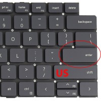 Tastatura Dell Inspiron 13 5325 iluminata layout US fara rama enter mic