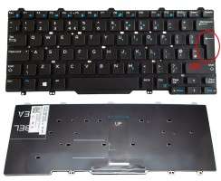 Tastatura Dell Latitude 13 7350. Keyboard Dell Latitude 13 7350. Tastaturi laptop Dell Latitude 13 7350. Tastatura notebook Dell Latitude 13 7350
