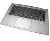 Tastatura Lenovo Yoga 530-14ARR Neagra cu Palmrest Argintiu iluminata backlit. Keyboard Lenovo Yoga 530-14ARR Neagra cu Palmrest Argintiu. Tastaturi laptop Lenovo Yoga 530-14ARR Neagra cu Palmrest Argintiu. Tastatura notebook Lenovo Yoga 530-14ARR Neagra cu Palmrest Argintiu