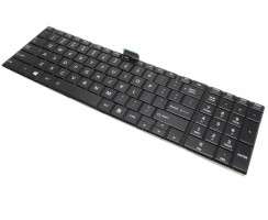 Tastatura Toshiba PSCGME Neagra. Keyboard Toshiba PSCGME Neagra. Tastaturi laptop Toshiba PSCGME Neagra. Tastatura notebook Toshiba PSCGME Neagra