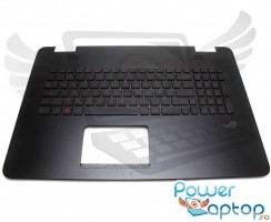 Palmrest Asus  R751JW cu tastatura. Carcasa Superioara Asus  R751JW Negru