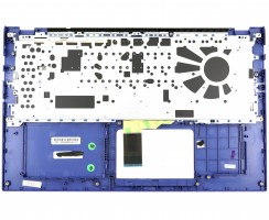Tastatura Asus VivoBook X512FA Neagra cu Palmrest Albastru