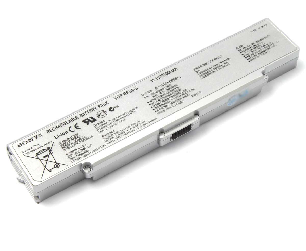 Baterie Sony VAIO VGN SZ75 6 celule Originala argintie imagine powerlaptop.ro 2021