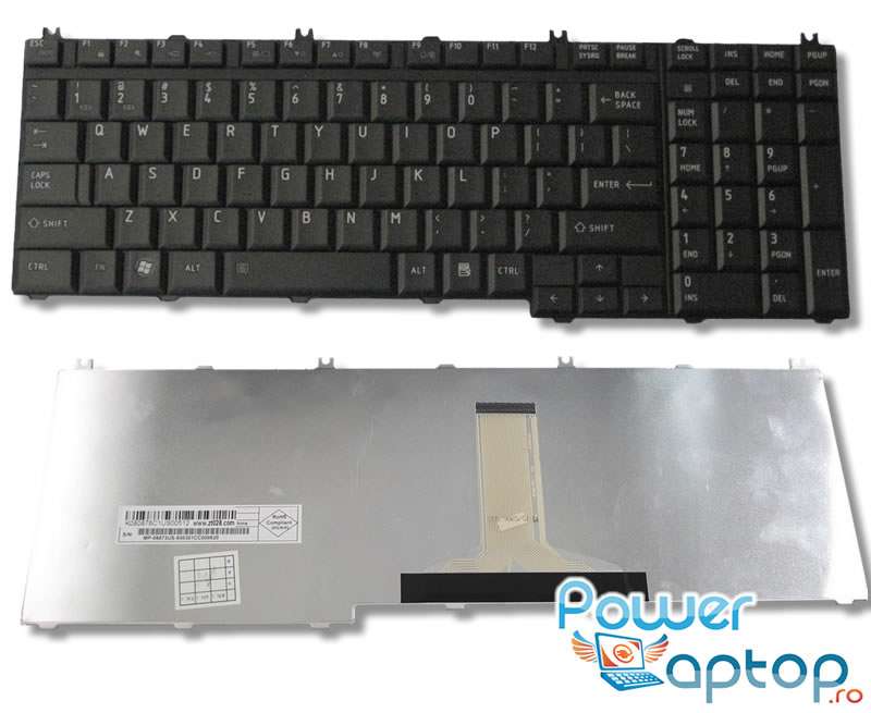 Tastatura Toshiba Satellite P205 neagra