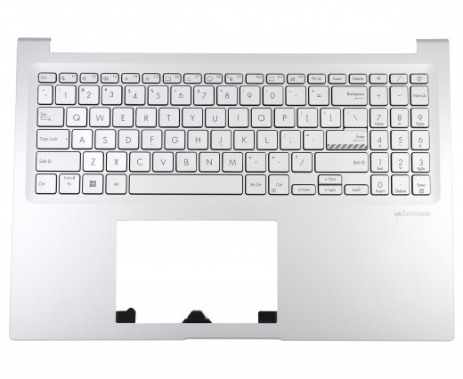 Tastatura Asus VivoBook 16X K3605VU Argintie cu Palmrest Argintiu iluminata backlit. Keyboard Asus VivoBook 16X K3605VU Argintie cu Palmrest Argintiu. Tastaturi laptop Asus VivoBook 16X K3605VU Argintie cu Palmrest Argintiu. Tastatura notebook Asus VivoBook 16X K3605VU Argintie cu Palmrest Argintiu