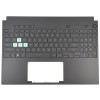Tastatura Asus 90NR0HU6-R30US0 Neagra cu Palmrest Negru fara TouchPad iluminata backlit. Keyboard Asus 90NR0HU6-R30US0 Neagra cu Palmrest Negru fara TouchPad. Tastaturi laptop Asus 90NR0HU6-R30US0 Neagra cu Palmrest Negru fara TouchPad. Tastatura notebook Asus 90NR0HU6-R30US0 Neagra cu Palmrest Negru fara TouchPad