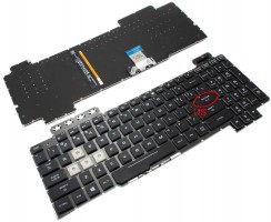 Tastatura Asus Rog FX505GM Neagra cu Iluminare Alba. Keyboard Asus Rog FX505GM. Tastaturi laptop Asus Rog FX505GM. Tastatura notebook Asus Rog FX505GM