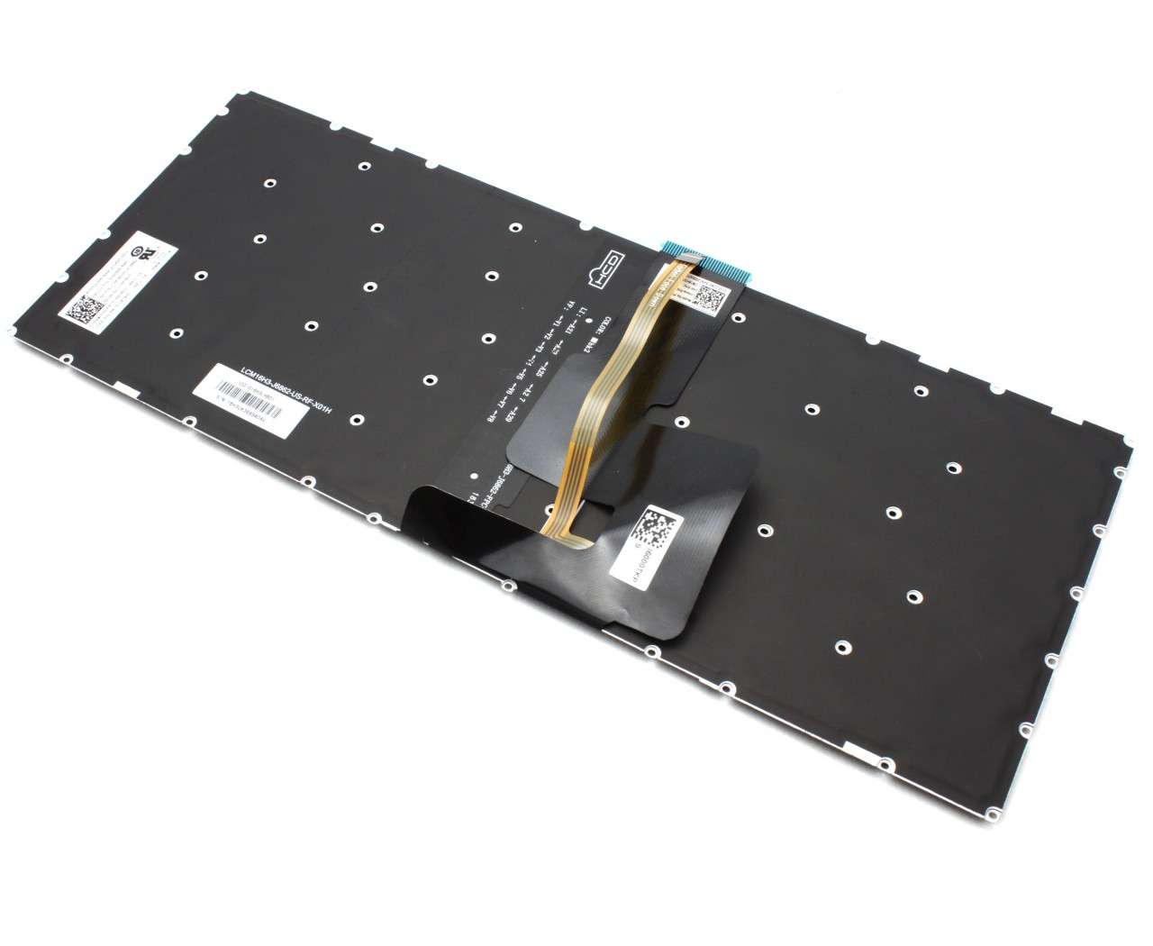Tastatura Lenovo IdeaPad S340-14 Neagra cu Taste Gri iluminata backlit IBM Lenovo imagine noua 2022