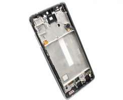 Ansamblu Display LCD  + Touchscreen Samsung Galaxy A52 2021 A525 4G Display Original Service Pack cu Rama Alba. Modul Ecran + Digitizer Samsung Galaxy A52 2021 A525 4G Display Original Service Pack cu Rama Alba