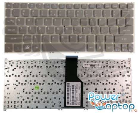 Tastatura Acer Aspire S3-391  gri. Keyboard Acer Aspire S3-391  gri. Tastaturi laptop Acer Aspire S3-391  gri. Tastatura notebook Acer Aspire S3-391  gri