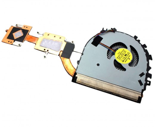Cooler laptop Lenovo Yoga 500-15IHW cu heatpipe. Ventilator procesor Lenovo Yoga 500-15IHW. Sistem racire laptop Lenovo Yoga 500-15IHW