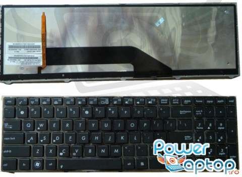 Tastatura Asus  K72J iluminata backlit. Keyboard Asus  K72J iluminata backlit. Tastaturi laptop Asus  K72J iluminata backlit. Tastatura notebook Asus  K72J iluminata backlit