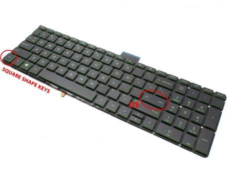 Tastatura HP  15-BW Neagra iluminata. Keyboard HP  15-BW. Tastaturi laptop HP  15-BW. Tastatura notebook HP  15-BW