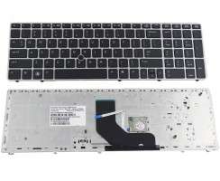 Tastatura HP  55011MD00 035 G rama argintie. Keyboard HP  55011MD00 035 G rama argintie. Tastaturi laptop HP  55011MD00 035 G rama argintie. Tastatura notebook HP  55011MD00 035 G rama argintie
