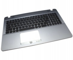 Tastatura Asus D541SA Neagra cu Palmrest Argintiu. Keyboard Asus D541SA Neagra cu Palmrest Argintiu. Tastaturi laptop Asus D541SA Neagra cu Palmrest Argintiu. Tastatura notebook Asus D541SA Neagra cu Palmrest Argintiu