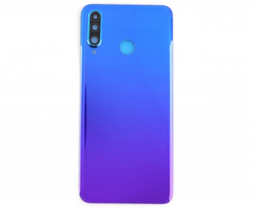 Capac Baterie Huawei P30 Lite 24MP Camera Peacock Blue. Capac Spate Huawei P30 Lite 24MP Camera Peacock Blue