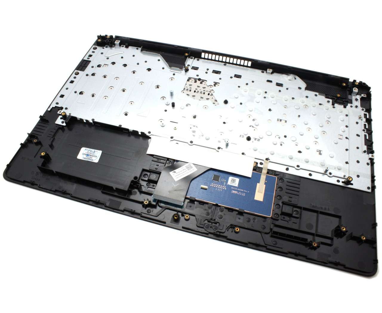 Tastatura HP 17Z-CA Neagra cu Palmrest Negru si TouchPad iluminata backlit (Neagra) imagine noua tecomm.ro