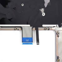 Tastatura Dell Latitude 5520 Gri cu Palmrest Gri fara TouchPad iluminata backlit