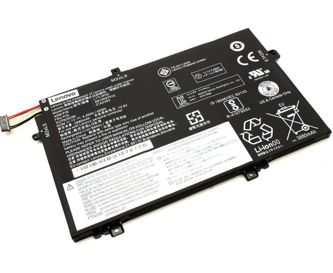 Baterie Lenovo ThinkPad L490 Originala 45Wh 45Wh imagine 2022
