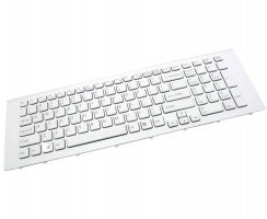 Tastatura Sony Vaio VPC EC3BFX alba. Keyboard Sony Vaio VPC EC3BFX alba. Tastaturi laptop Sony Vaio VPC EC3BFX alba. Tastatura notebook Sony Vaio VPC EC3BFX alba