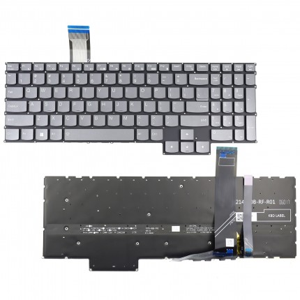 Tastatura Lenovo Legion 5 Pro-16ACH6H Gri iluminata. Keyboard Lenovo Legion 5 Pro-16ACH6H. Tastaturi laptop Lenovo Legion 5 Pro-16ACH6H. Tastatura notebook Lenovo Legion 5 Pro-16ACH6H