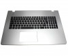 Tastatura Asus  90R-NAL1K4080Y neagra cu Palmrest argintiu. Keyboard Asus  90R-NAL1K4080Y neagra cu Palmrest argintiu. Tastaturi laptop Asus  90R-NAL1K4080Y neagra cu Palmrest argintiu. Tastatura notebook Asus  90R-NAL1K4080Y neagra cu Palmrest argintiu