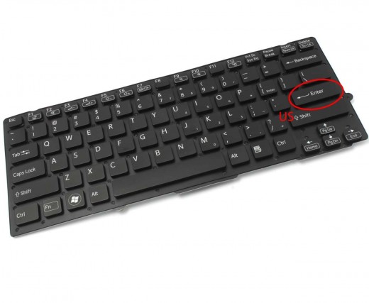 Tastatura Sony Vaio VPCSD neagra iluminata. Keyboard Sony Vaio VPCSD. Tastaturi laptop Sony Vaio VPCSD. Tastatura notebook Sony Vaio VPCSD