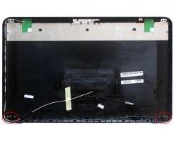 Capac Display BackCover Toshiba  13N0-ZWA1301 Carcasa Display Neagra cu 3 Suruburi Balamale